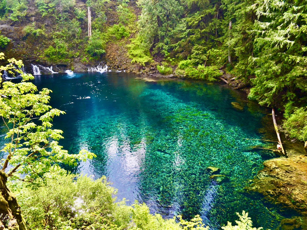 Hiking at Tamolitch Falls (Blue Pool)