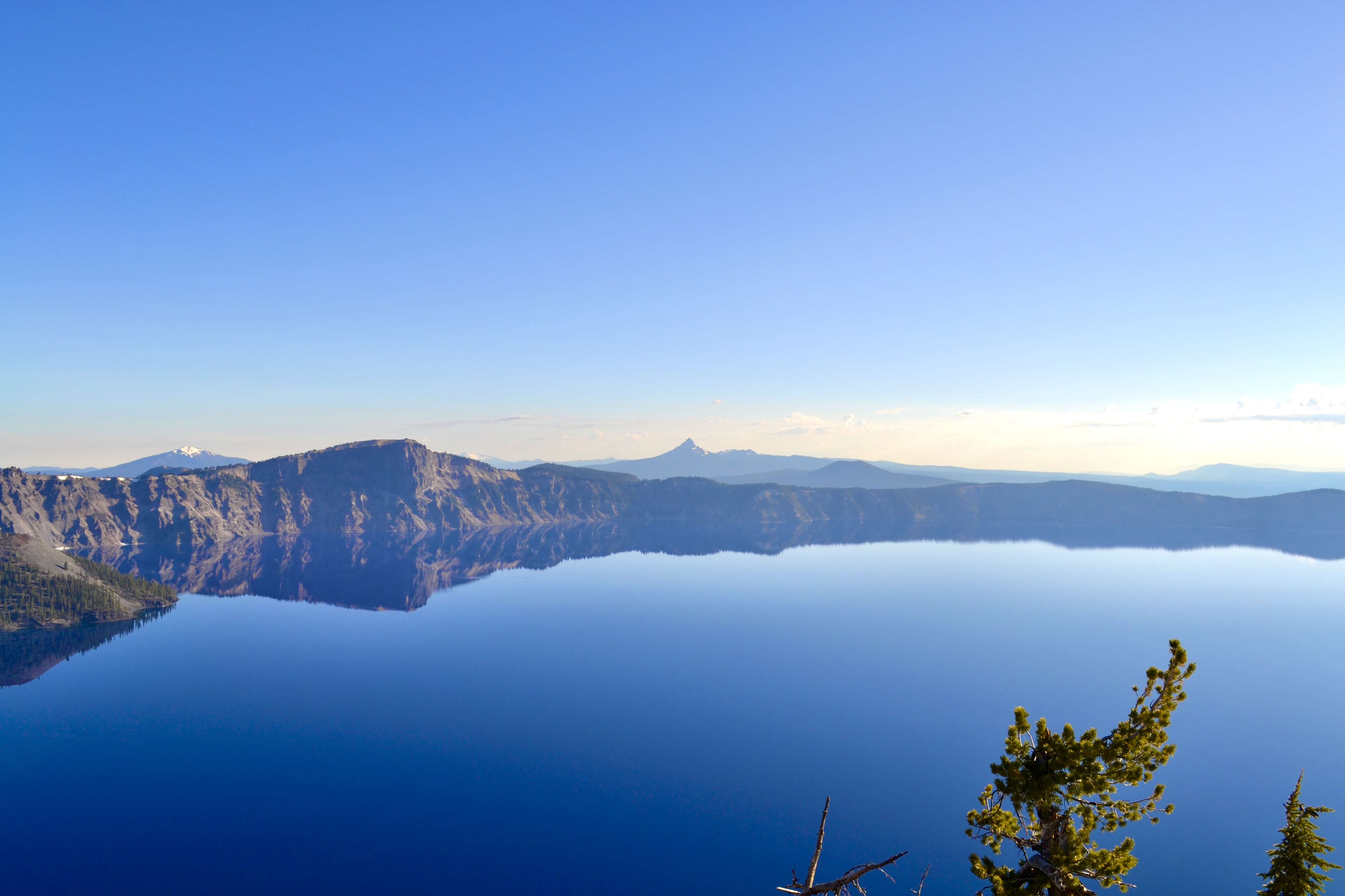 crater lake landscape