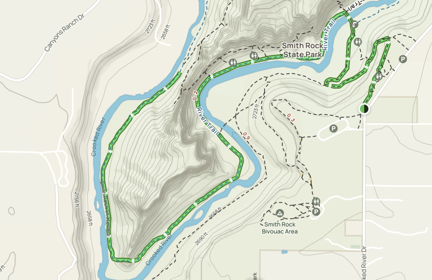 River Trail Map