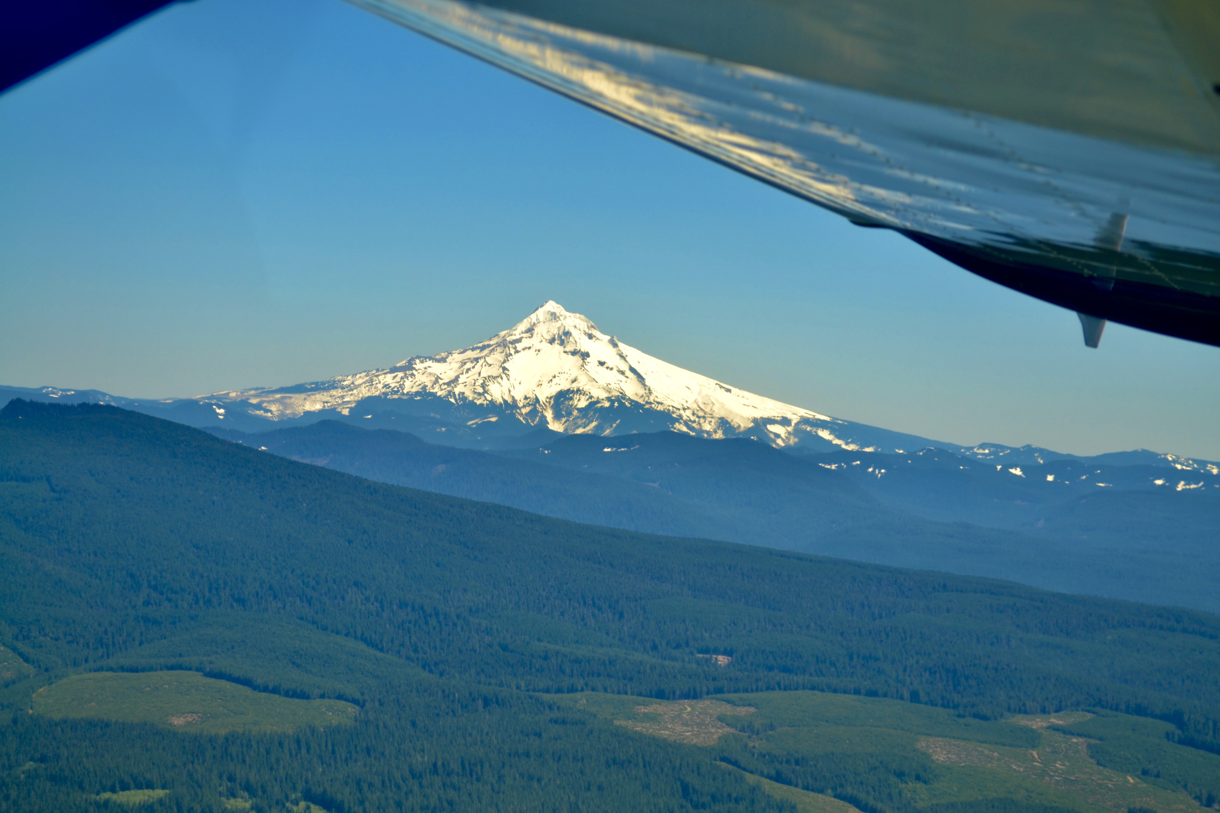 mt. Hood from the air