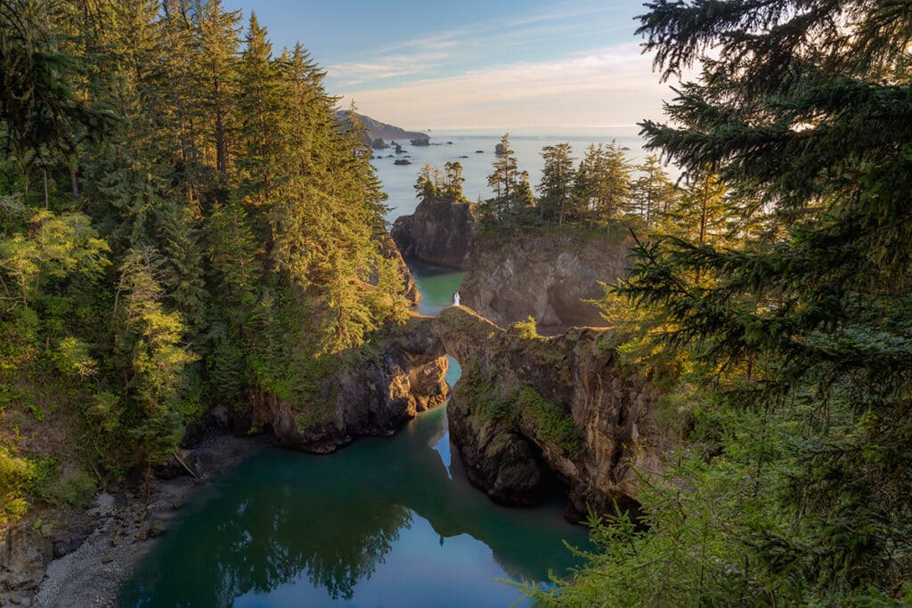 harris beach oregon coast camping