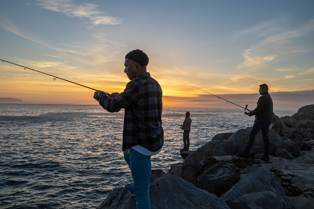 Fishing at coos bay