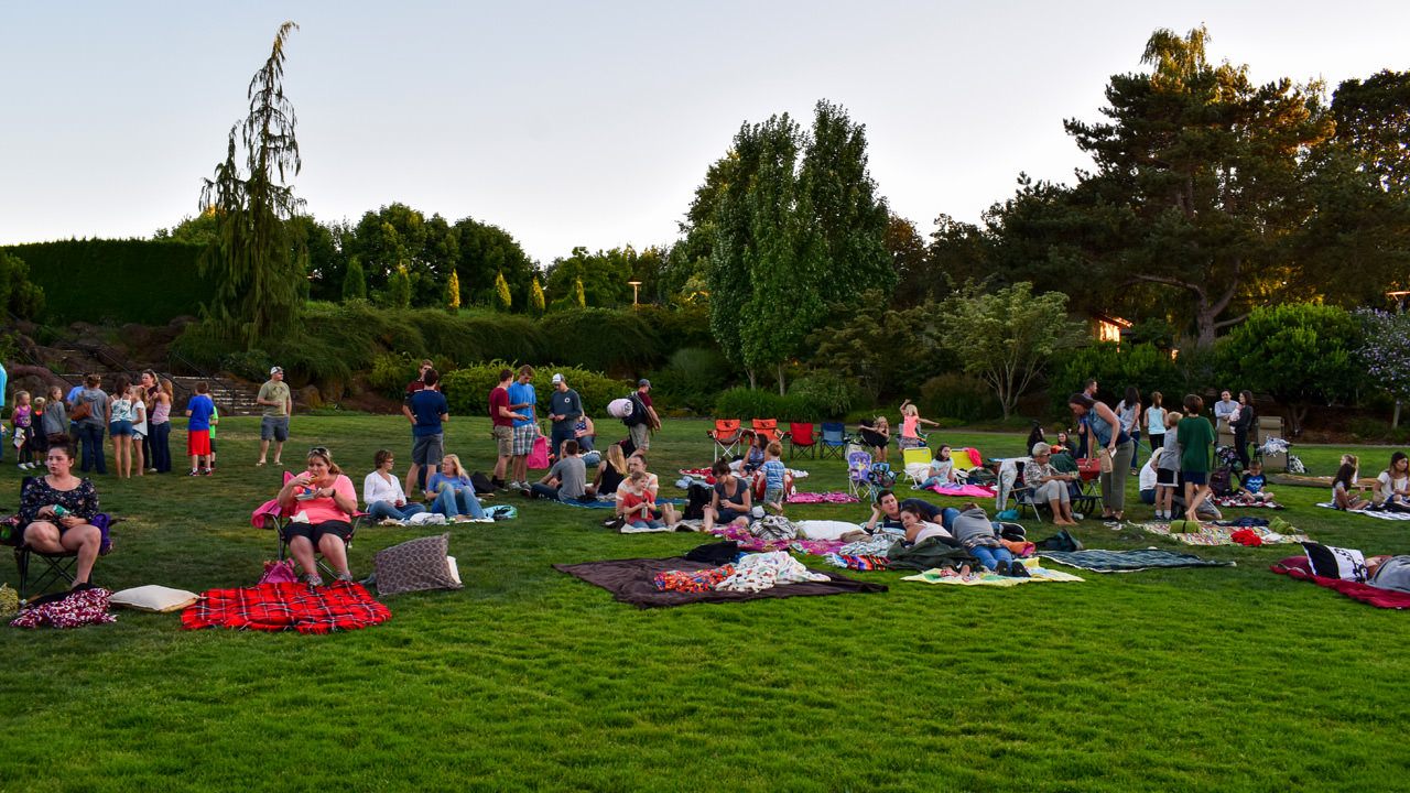 Music on the Lawn summer concert series at the Oregon Garden