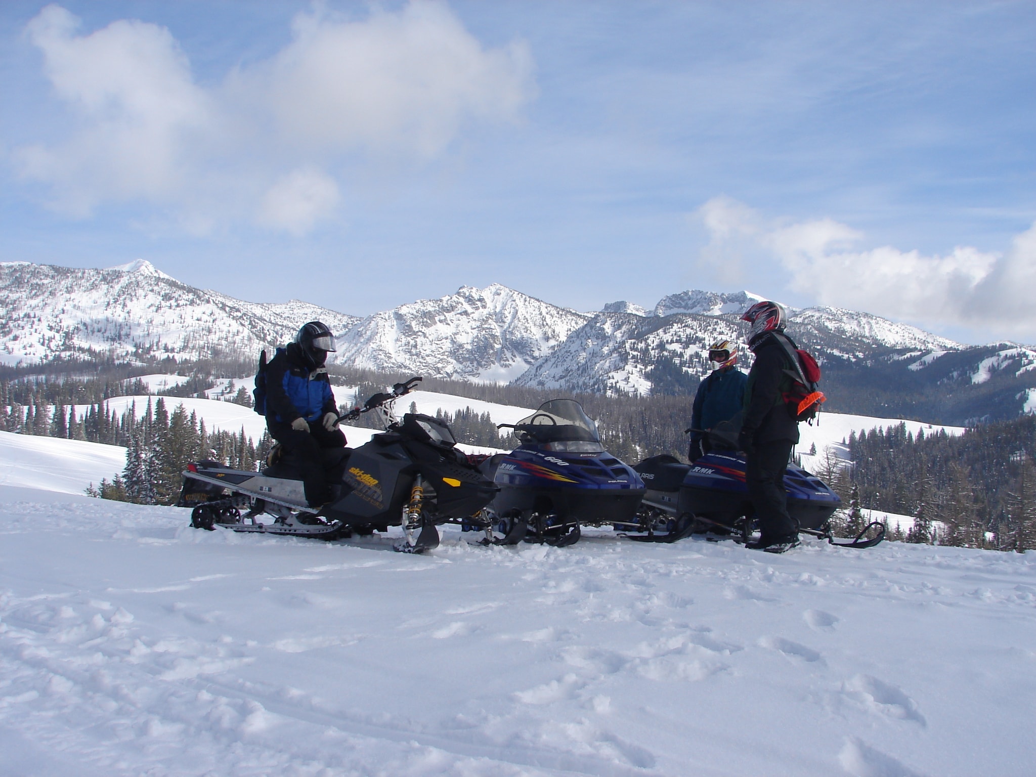 Snowmobiling in Eastern Oregon