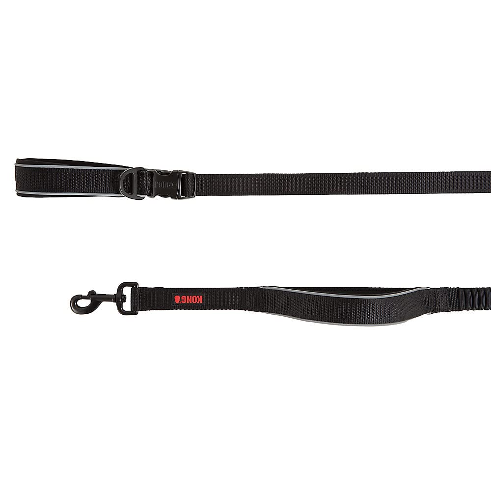 KONG Reflective Shock Absorbing Hands-Free Bungee Dog Leash