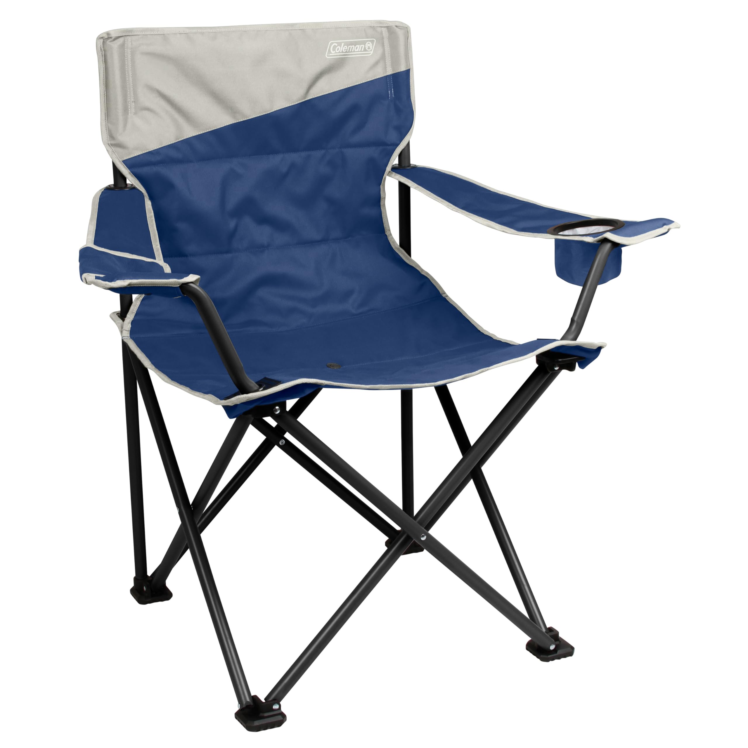 Coleman Big-N-Tall oversized camping chair set up at a Three Sisters Wilderness trailhead