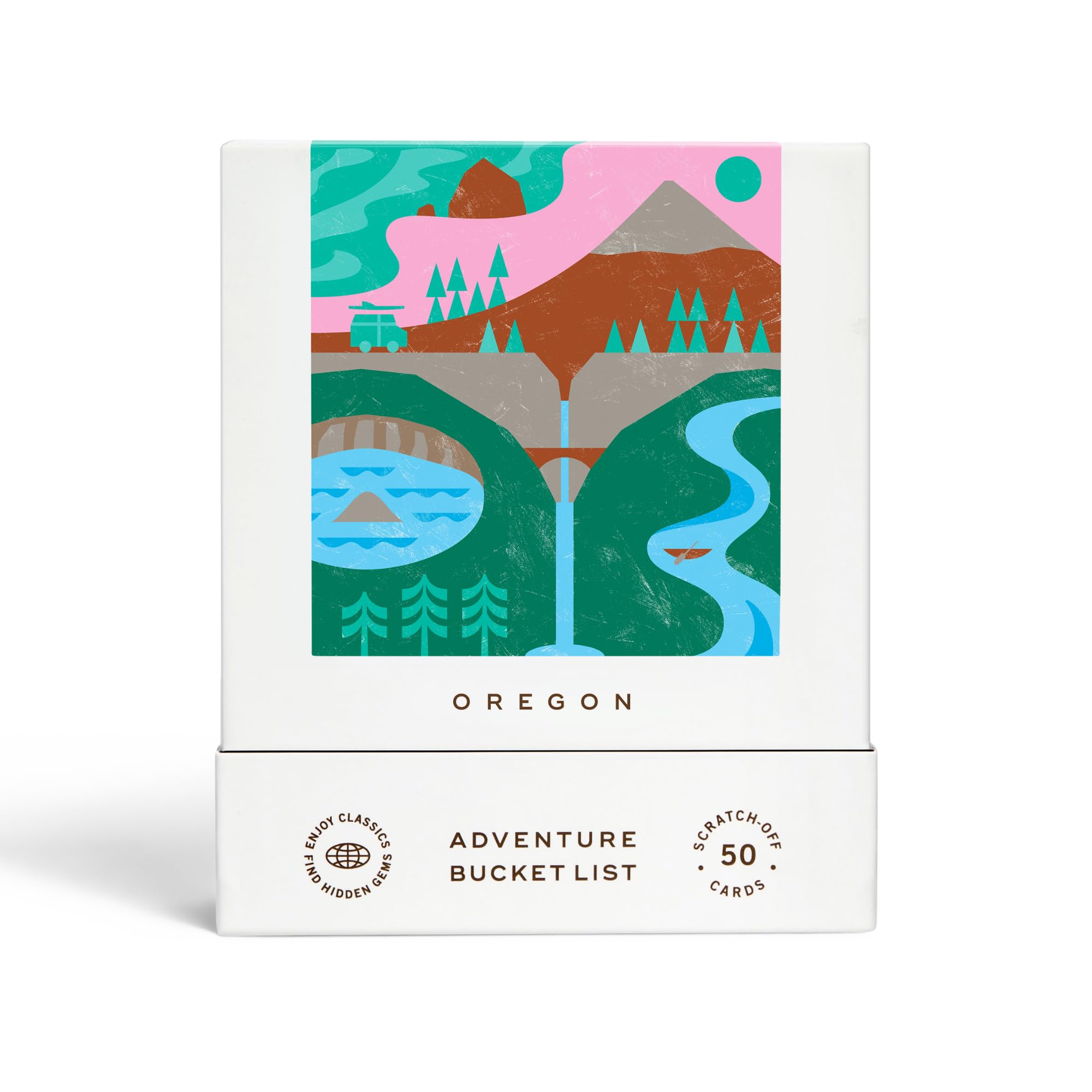 Oregon Adventure Bucket List Scratch-Off Cards