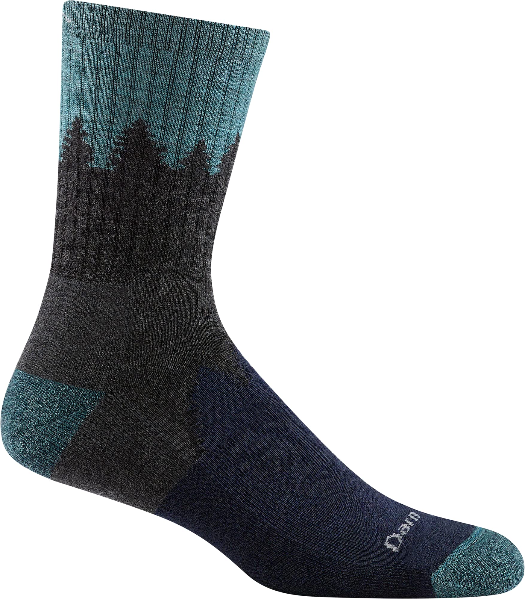 Darn Tough Men's Number 2 Micro Crew Midweight Hiking Socks (Style 1974)
