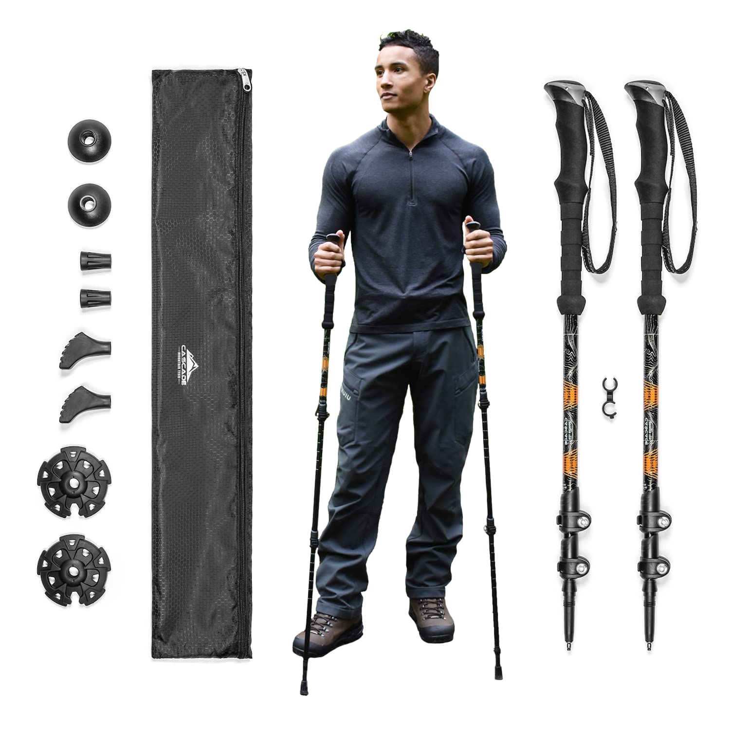 Cascade Mountain Tech Aluminum Trekking Poles