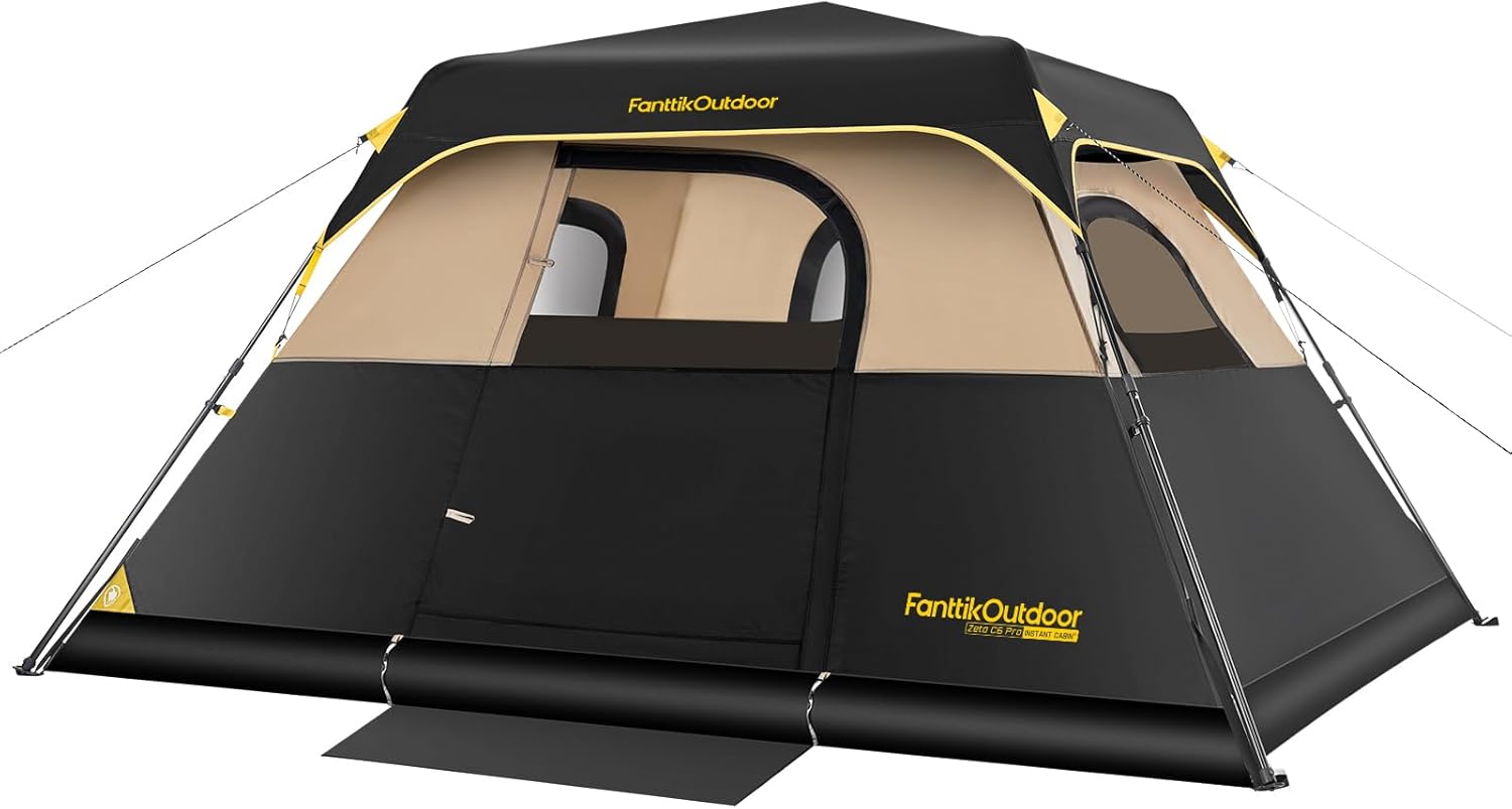 FanttikOutdoor instant cabin tent at a campsite