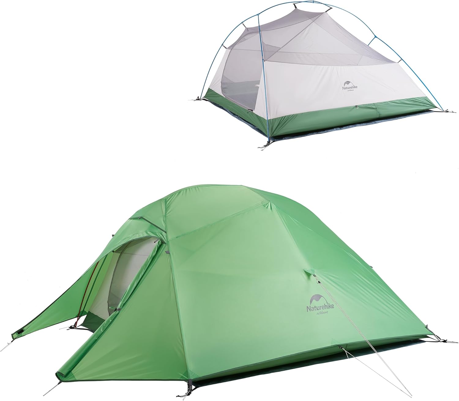 Naturehike Cloud Up 2 backpacking tent at a wilderness camp