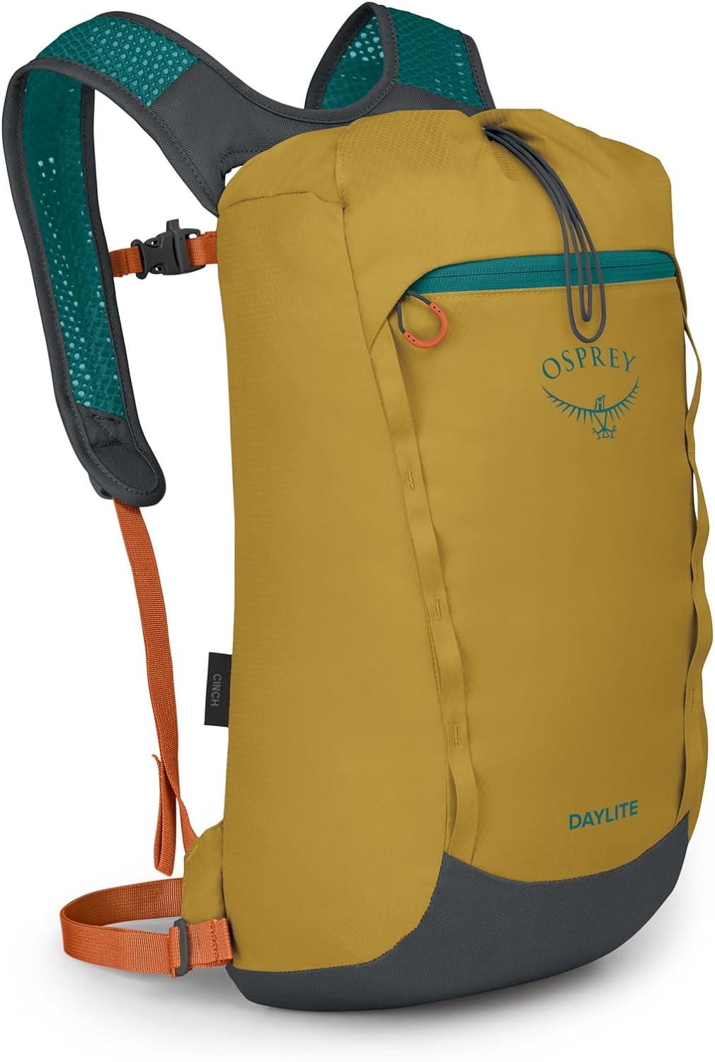 Osprey Daylite Cinch best budget hiking backpack in yellow cinch-top lightweight daypack