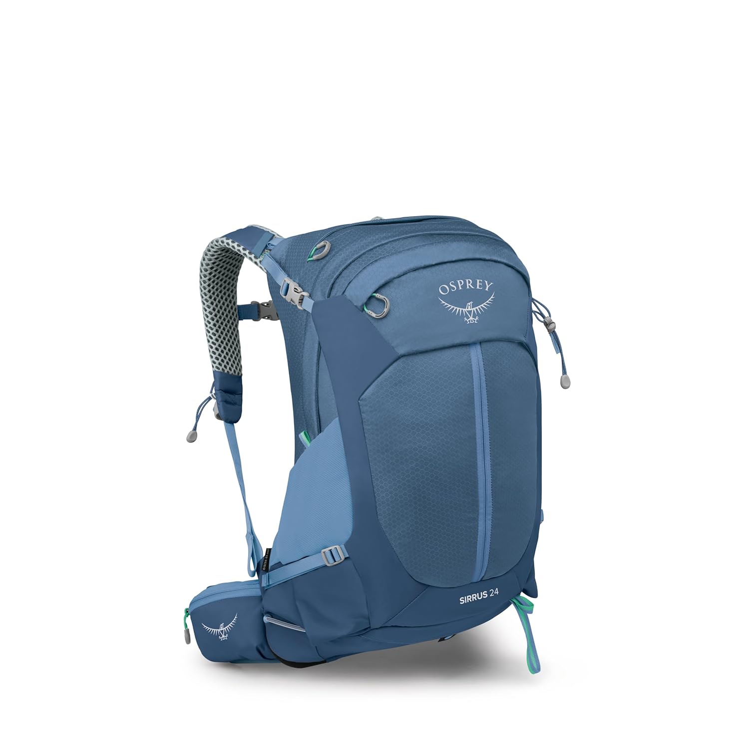 Osprey Sirrus 24L women's best day hiking backpack with AirSpeed ventilated back panel in teal