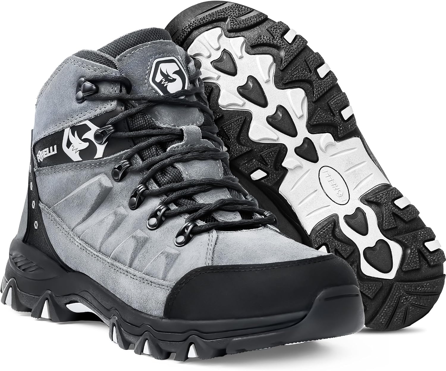 Foxelli waterproof lightweight suede and mesh hiking boot