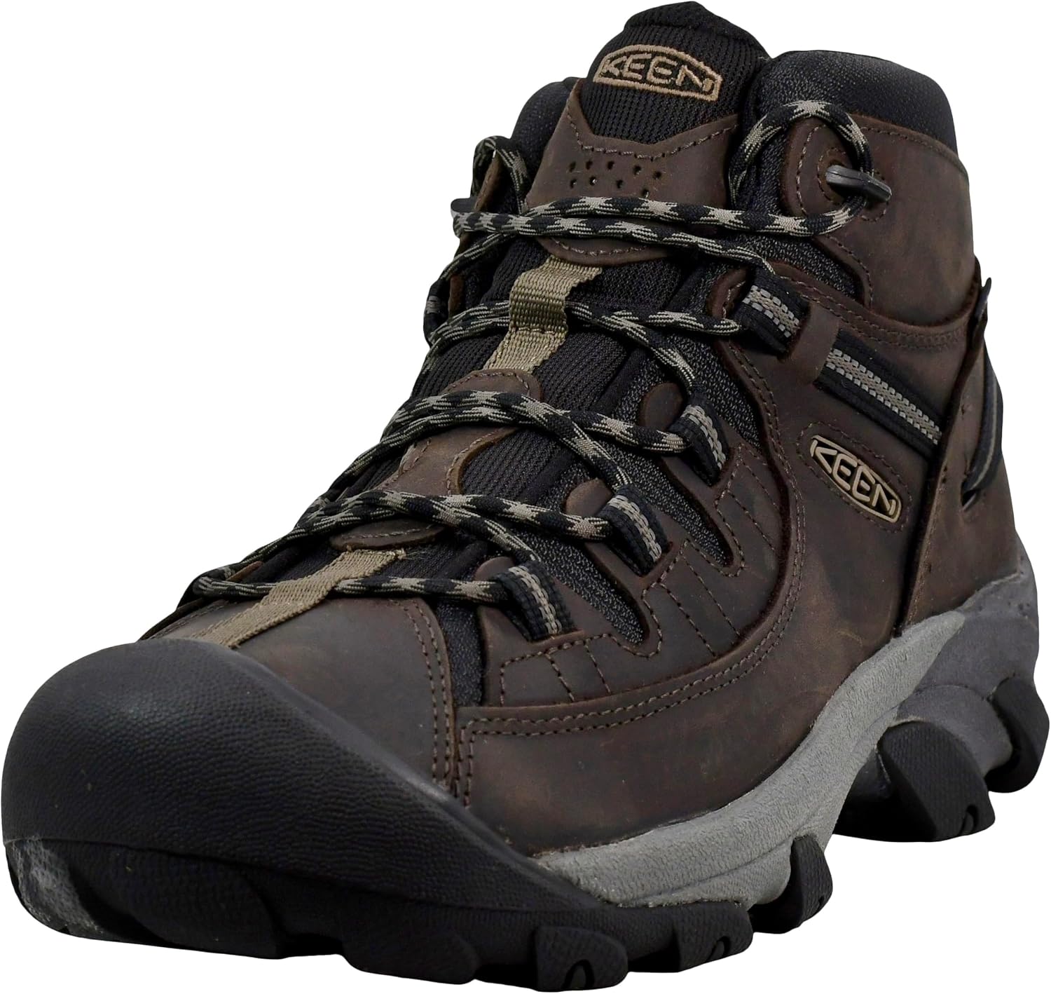 KEEN Targhee II mid waterproof nubuck leather hiking boot