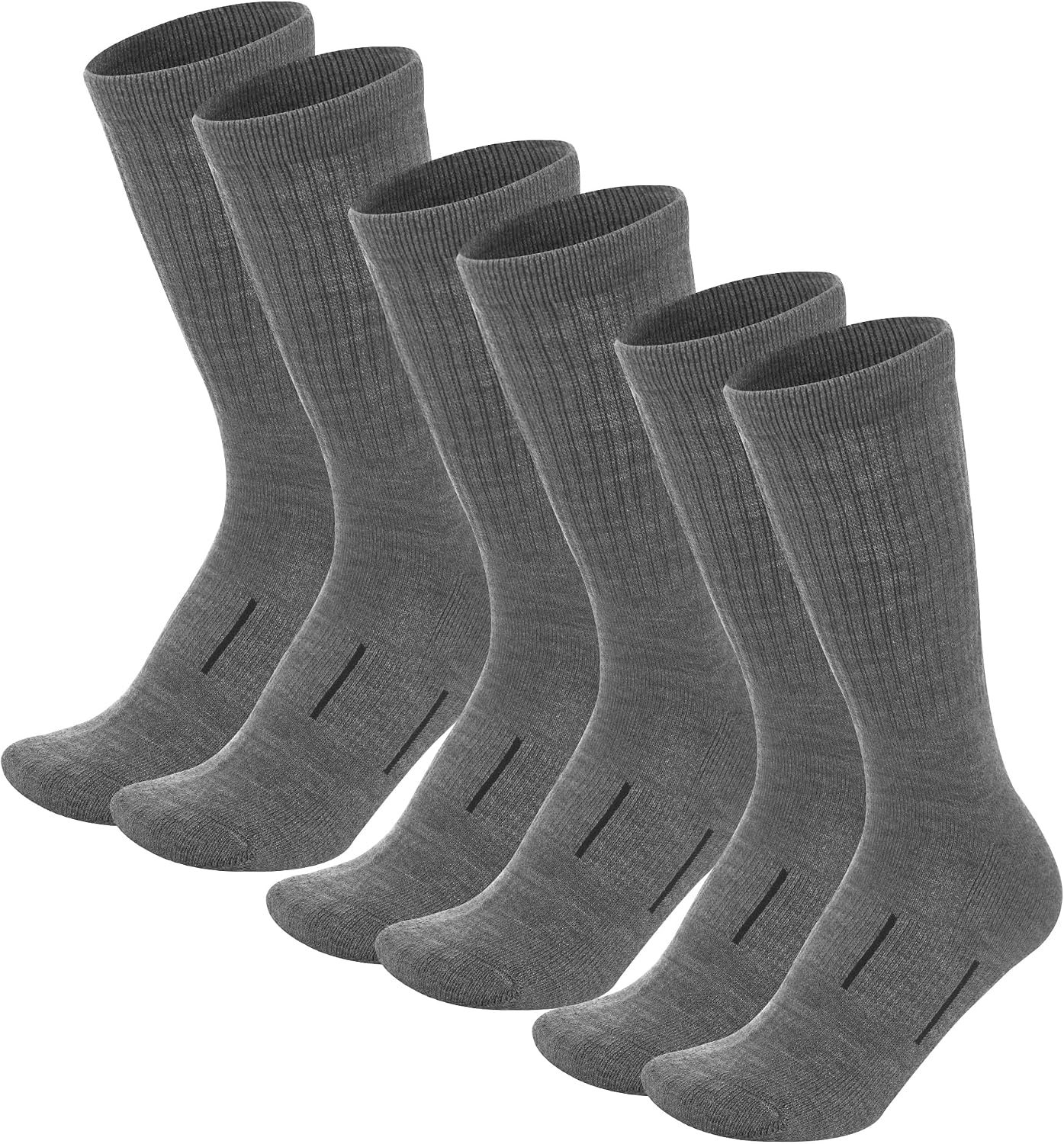 Merino.tech merino wool hiking boot socks six pack