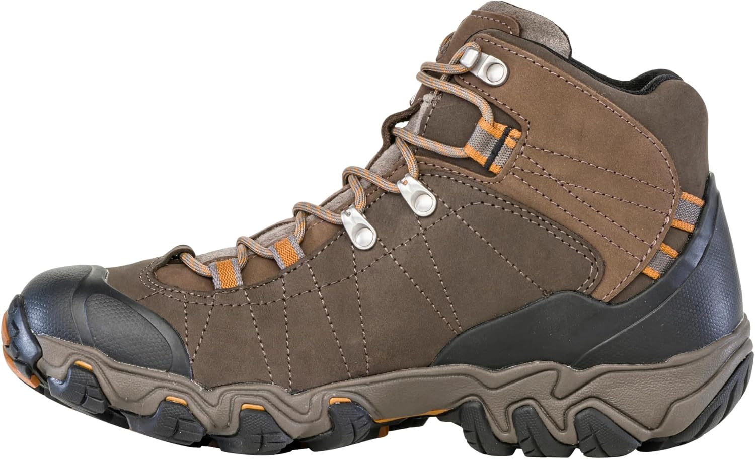 Oboz Bridger Mid B-DRY wide fit nubuck leather backpacking boot